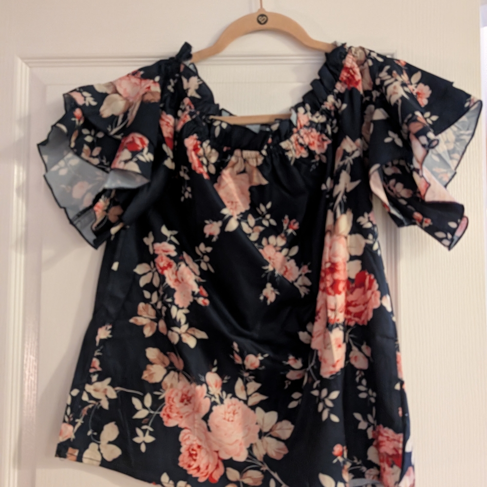 Floral Off-Shoulder Top